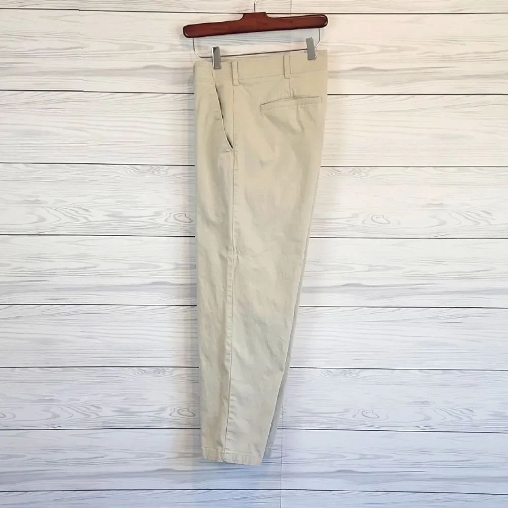 Lee Extreme Comfort Light Tan Chinos Flat Panel Front Mens Size 38" X 30"